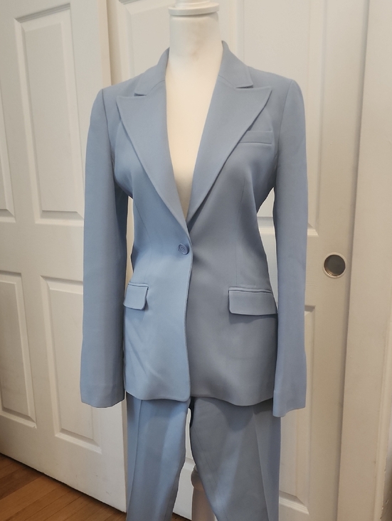 Michael Kors Jackets & Blazers - Michael Kors Powder Blue Women's Tailored Blazer Suit Balaze Size 4 Pants Sz6